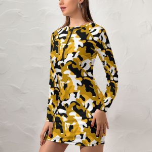 ys-camouflage-womens-long-sleeve-wrap-dress